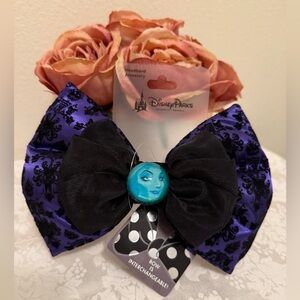 Disney Parks Haunted Mansion Interchangeable Swap Bow NWT Minnie Ears Cosplay